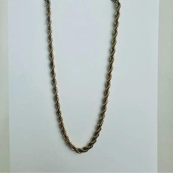 GLD 18k Authentic Yellow Gold 20” Rope Chain, 6mm - Picture 4 of 11